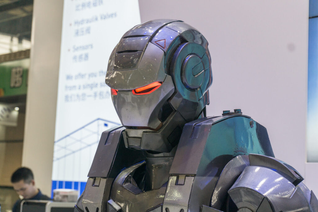 Iron Man, War Machine, Move the robot, Kognitives Branding, Storytelling, Marke, Marketing auf der PTC 2019